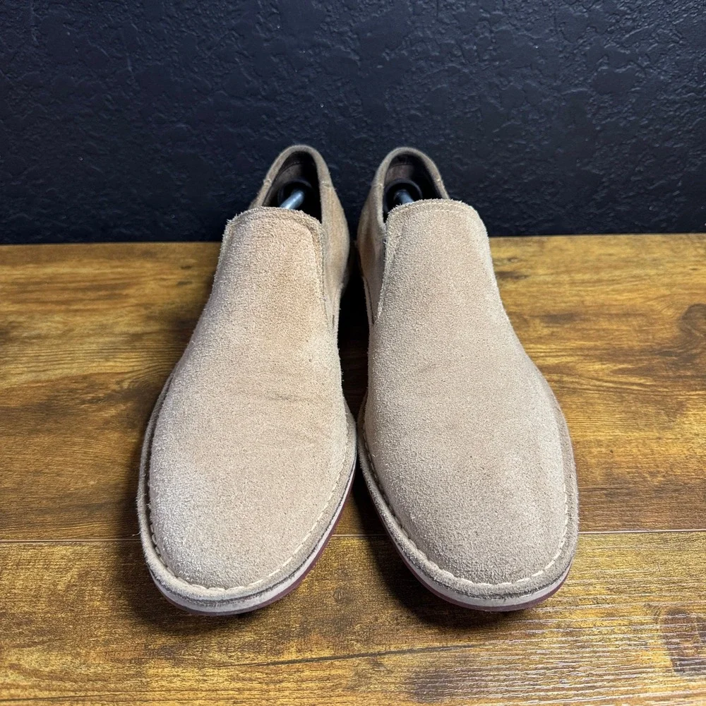 Cole Haan Venetian C10100 Tan Suede Nike Air Slip On Loafers Mens 12M